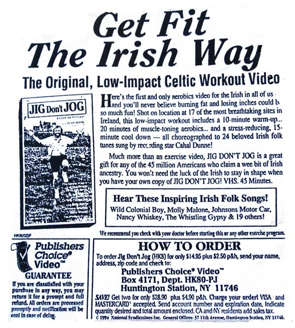 Jig Don't Jog Ad